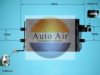 AUTO AIR GLOUCESTER 16-1032 Condenser, air conditioning